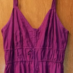 Banana Republic summer cotton maxi dress 14